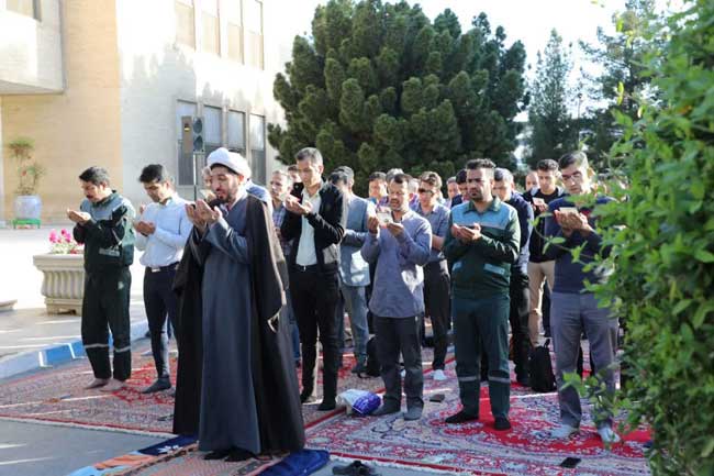 نماز عید فطر در فولاژ اقامه شد