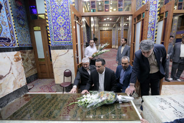 تجدید میثاق مدیرعامل جدید فولاد آلیاژی ایران با آرمان‌های شهدا
