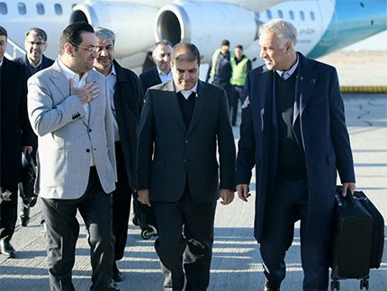 استقبال رسمی مدیرعامل فولاد آلیاژی ایران از مدیرعامل ساتا در سفر به استان یزد